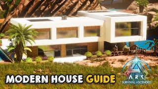 Modern House with Pool | Build Tutorial | ARK: Survival Ascended