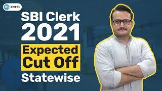 SBI CLERK 2021 EXPECTED CUT OFF | STATEWISE SBI CLERK 2021 EXPECTED CUT OFF  |HINDI PART AT 8:03 MIN