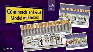 Retail Shop model with interior | Scale model makers in GCC
