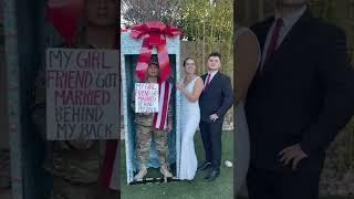 Girlfriend got married while her military boyfriend was away! #Shorts