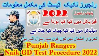 Naik GD Test Procedure 2022 | Past Paper | Punjab rangers | MCQS | syllabus | mentor.