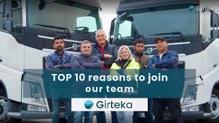 Girteka - TOP 10 reasons to join our team as professional truck driver