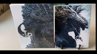 Godzilla Minus One 4k Blu ray Steelbook Unboxing Amazon Japan Exclusive