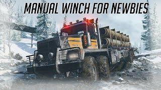 SnowRunner  - Manual winch for Newbies - xbox one x