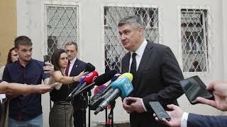 Predsjednik Zoran Milanović o kandidaturi  za drugi mandat