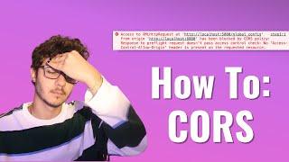 How To Solve Any CORS Error