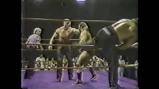 The Road Warriors vs Sam Houston and Dale Veasey. Georgia 1985