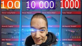 Купил 3 аккаунта за 100, 1000, 10000 рублей в Standoff2