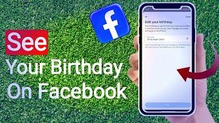 How To See Your Birthday On Facebook | Stark Nace Guide @aplguy @TrevorNace