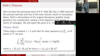 AJS - Thomas Beretti - A Trip into Discrepancy Theory