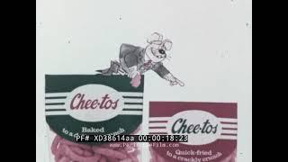 1970s CHEETOS TV COMMERCIAL w/ CHEETOS MOUSE  " CHEESE THAT GOES CRUNCH " XD38614aa