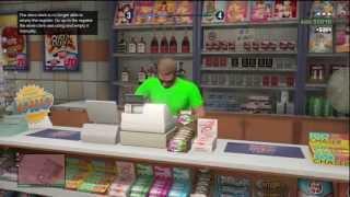 GTA 5 Online - Robbing A Store (Heist) "GTA 5 Online Gameplay"