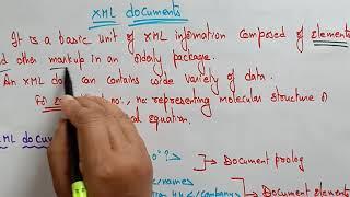 XML Declaration & Documentation | Web Technology | Lec-22 | Bhanu Priya