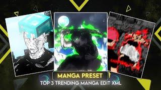 Trending Manga Edits Preset | Alight Motion