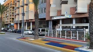 Main Street in Torrevieja city