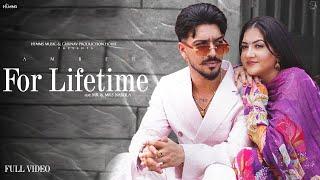 For Lifetime - Amber (Official Video) Mr Mrs Narula | Punjabi new Song 2024 |@MrMrsNarula