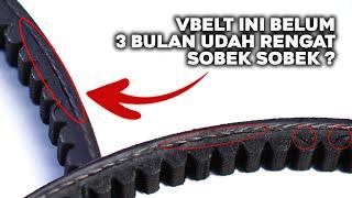 BARU 3 BULAN KENAPA VBELT UDAH KAYA GINI SIH #vbelt #variomodifikasi #variokarbu #variotechno110