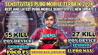 SENSITIVITAS PUBG MOBILE TERBAIK 2024BEST AND LATEST PUBG MOBILE SENSITIVITY ( NO RECOIL )