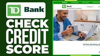 How to Check Your Credit Score in the TD Bank App (2024)