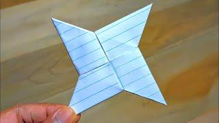 How Make a Paper Ninja Star (Shuriken) - Origami