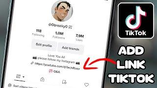 How to Add Link in TikTok Bio on iPhone & Android | Add Clickable Website Link on TikTok 2024