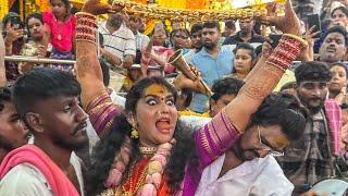 Jogini Shyamala Sigam at Ujjaini Mahankali Temple | Jogini Shyamala Bonam | Secunderabad Bonalu 2024