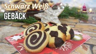 Leckeres Schwarz-Weiß Gebäck / -Einfache Weihnachtsplätzchen!