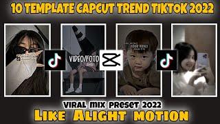 10 Preset Capcut Viral || Capcut Template Trend Tiktok 2022