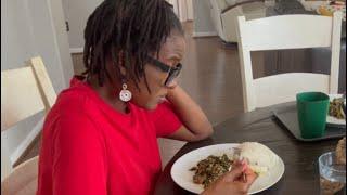 Sadza and Egusi Soup! What a Combo! #Zim-Naija #blendedfamilies