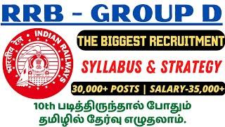 30,000+ VACANCIES - THE BIGGEST RECRUITMENT IN INDIA- RRB GROUP D 2024 | SYLLABUS, 120 DAY STRATEGY