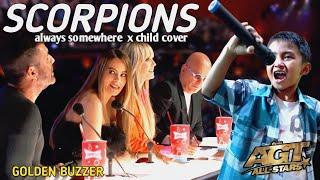 America's Got Talent Filipino This kid is amazing at singing the song Scorpions Always Somewhere