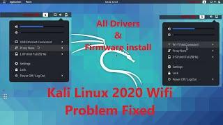 kali linux wifi problem - fix wifi problem in kali linux | installing wifi drivers | 2020