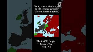 Does your country border a former colonial empire?