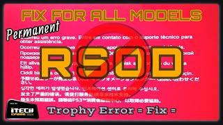 ps3 red screen of death (RSoD) + Trophy Error = Fix =