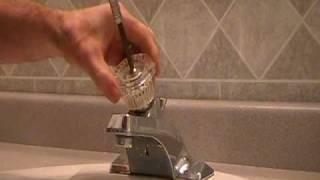 How to replace-repair a leaky moen cartridge in a bathroom set of faucets-single lever.Tips