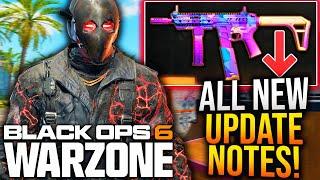 Black Ops 6: SURPRISE UPDATE PATCH NOTES! WARZONE META UPDATE, BUG FIXES, & More! (WARZONE Update)