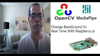 background removal | opencv python cvzone raspberry pi | Replace Your Video's Background with Image