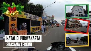 Christmas Atmosphere in Purwakarta, West Java | Daily Motovlog Indonesia