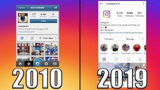 Evolution of Instagram 2010 2020