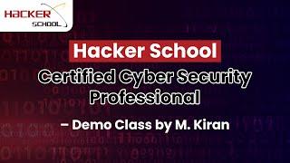 Become a Hacker School Certified Cyber Security Professional!