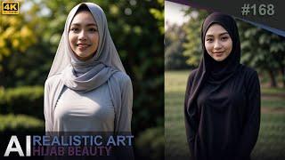 4k AI Art Lookbook - Beauty Indonesian Hijab Girl #168