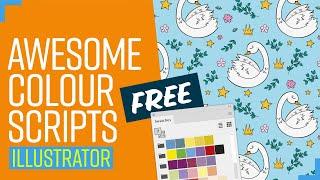 Illustrator Script Tutorial | Recolouring artwork