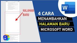 Cara Menambahkan Halaman Kosong di Word | Belajar Microsoft Word