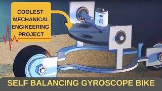 DIY-COOLEST MECHANICAL ENGINEERING PROJECT(SELF BALANCING GYROSCOPE BIKE )