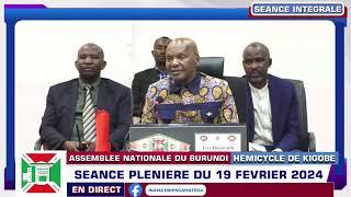 SEANCE PLENIERE DU  19 FEVRIER 2024 (suite)