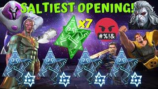 MY SALTIEST CRYSTAL OPENING EVER!!! x7 New 6* Featureds! x4 6* Nexus! - Marvel Contest of Champions