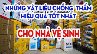 Giải Pháp Chống Thấm Hiệu Quả Cho Nhà Vệ Sinh Silkseal WP1000, Sikatopseal 107 và Maxbond 1211