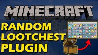 Custom crates in Minecraft with Random Loot Chest Plugin