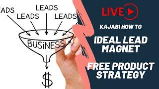 Kajabi Lead Magnet Using Free Product Strategy #kajabi #kajabileadmagnet