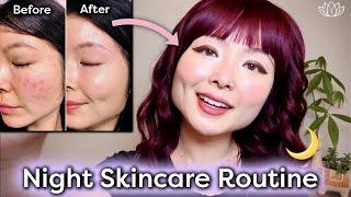 ASMR NIGHT Skincare Routine For GLOWY, CLEAR SKIN | Dry, Sensitive, Acne Prone Skin |  Lémore 